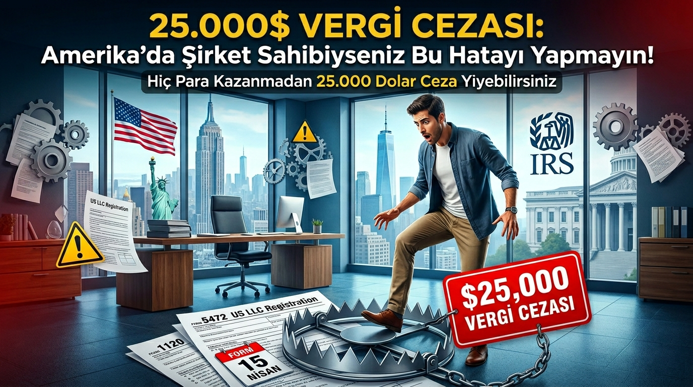 25.000$ Ceza Çıkabilir: Amerika'da Şirket Sahibiyseniz Bu Hatayı Yapmayın!