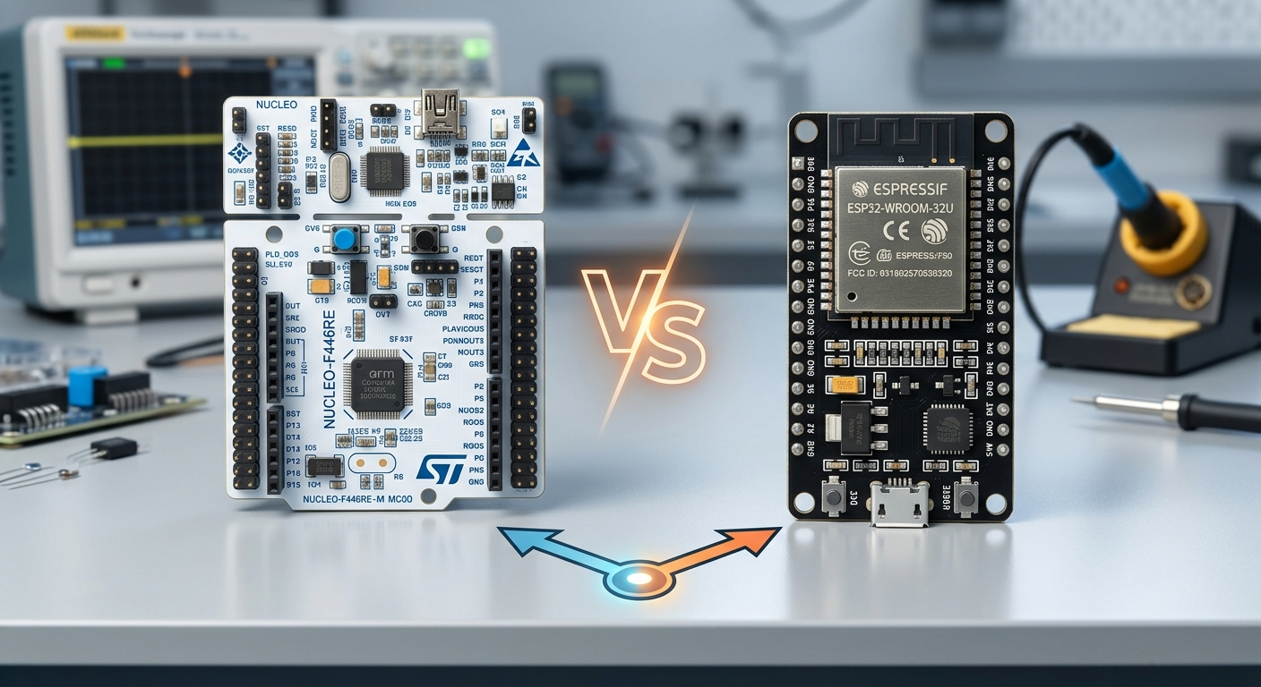 STM32 ve ESP32: Farklar, Avantajlar ve Hangi Projede Hangisi?